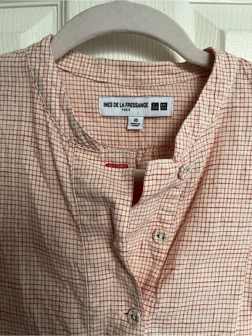Uniqlo x Ines de la Fressange Check Blouse – Women’s XS